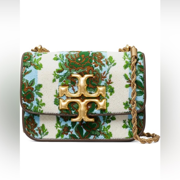 New Tory Burch Flocked Small Eleanor Convertible Shoulder Bag $798 - Picture 5 of 10